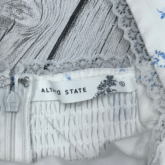 NWT Altar'd State Lucia Floral Mini Dress Size Small - Picture 6 of 6